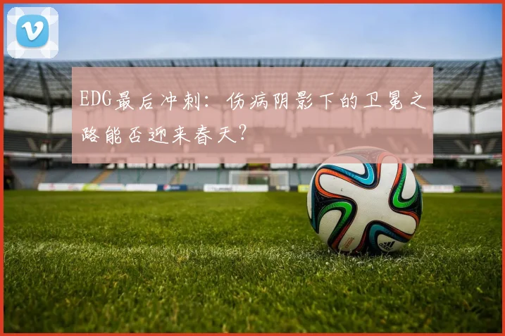 EDG最后冲刺：伤病阴影下的卫冕之路能否迎来春天？